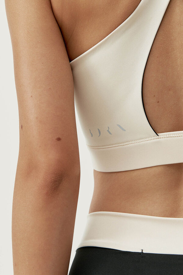 Born Living Yoga Sujetador top deportivo Fiorella negro/blanco&nbsp;&nbsp; negro