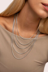 Singularu Cleopatra Steel Necklace grey
