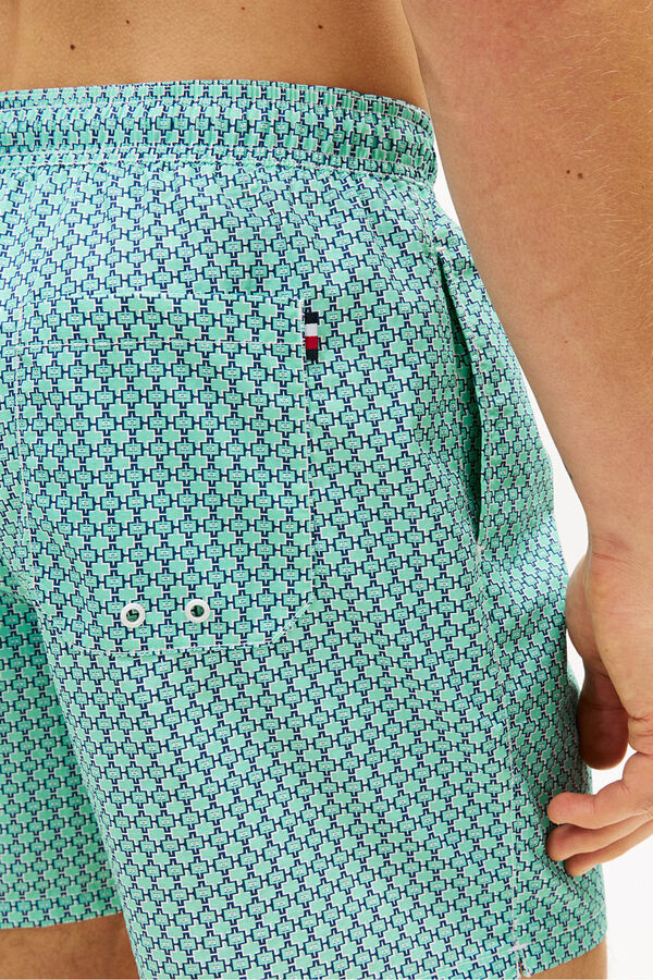 Tommy Hilfiger Cal&ccedil;&otilde;es de banho estampado bandeiras verde