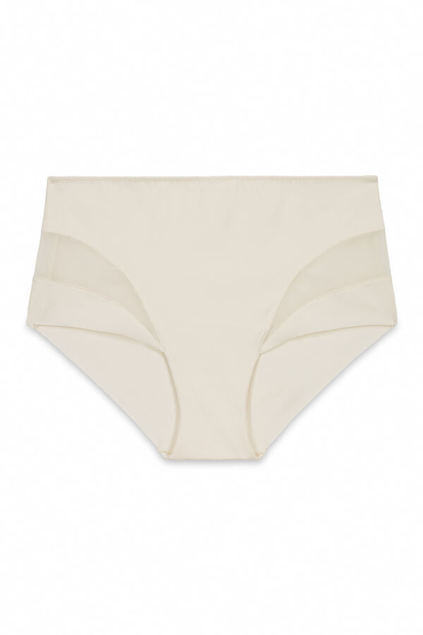 Women'secret Cuecas redutoras altas beges bege