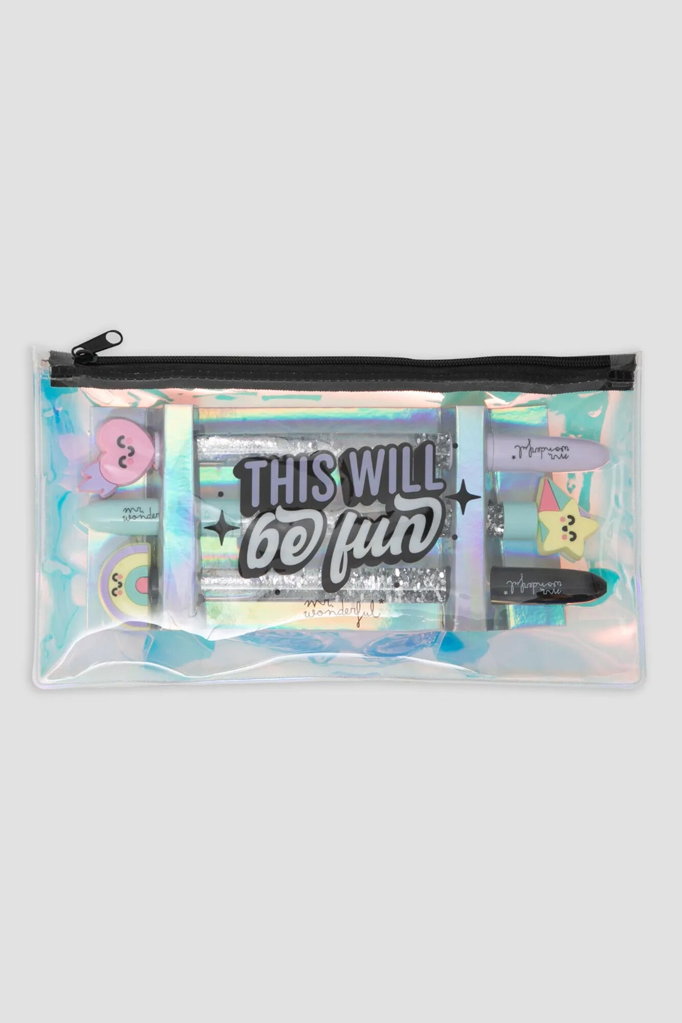 Mr. Wonderful Estojo com 3 canetas - This will be fun