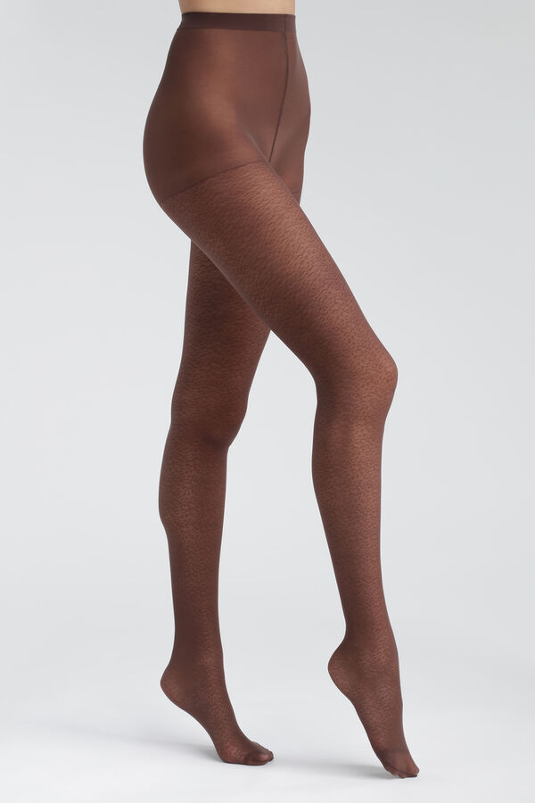 DIM Fantasia Style Le Leo Collants - Caf&eacute; cru