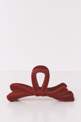 Women'secret Mola de cabelo grande com la&ccedil;o bordeaux vermelho