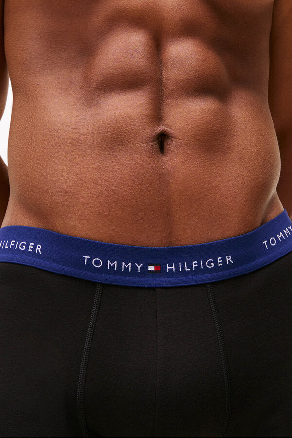 Tommy Hilfiger Pacote com 3 Boxers de Algodão preto