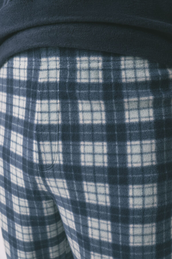 Women'secret Pijama comprido masculino polar Blue Muppet azul