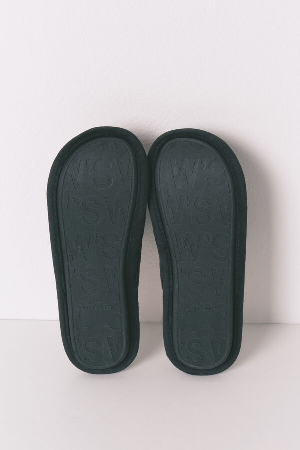 Women'secret Chinelos de quarto com estampa 3D de caveira mexicana preto