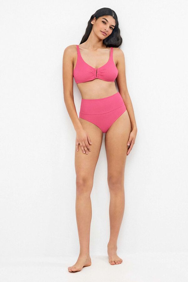 Gisela Cueca de biqu&iacute;ni multiposi&ccedil;&atilde;o rosa