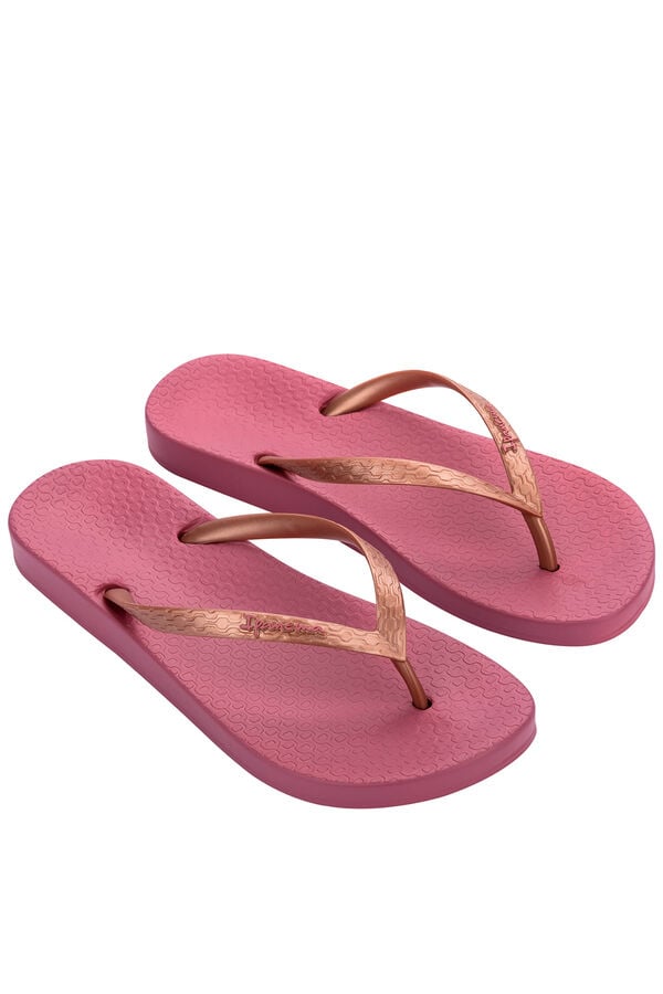 Ipanema Chinelos anat&oacute;micos lisos rosa