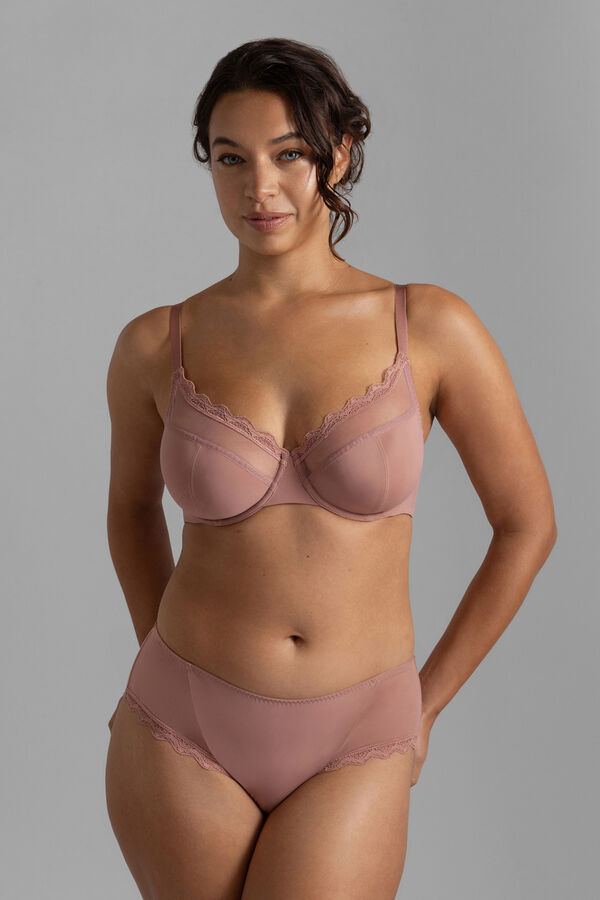 Dorina Pack 2 Bragas hipster cl&aacute;sicas Jana marr&oacute;n