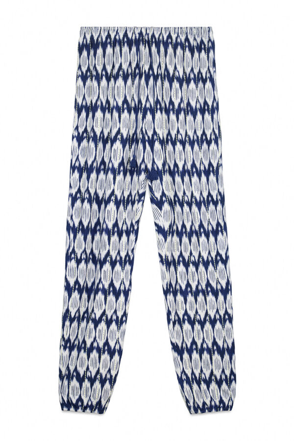 Women'secret Cal&ccedil;as compridas estampada boho azul