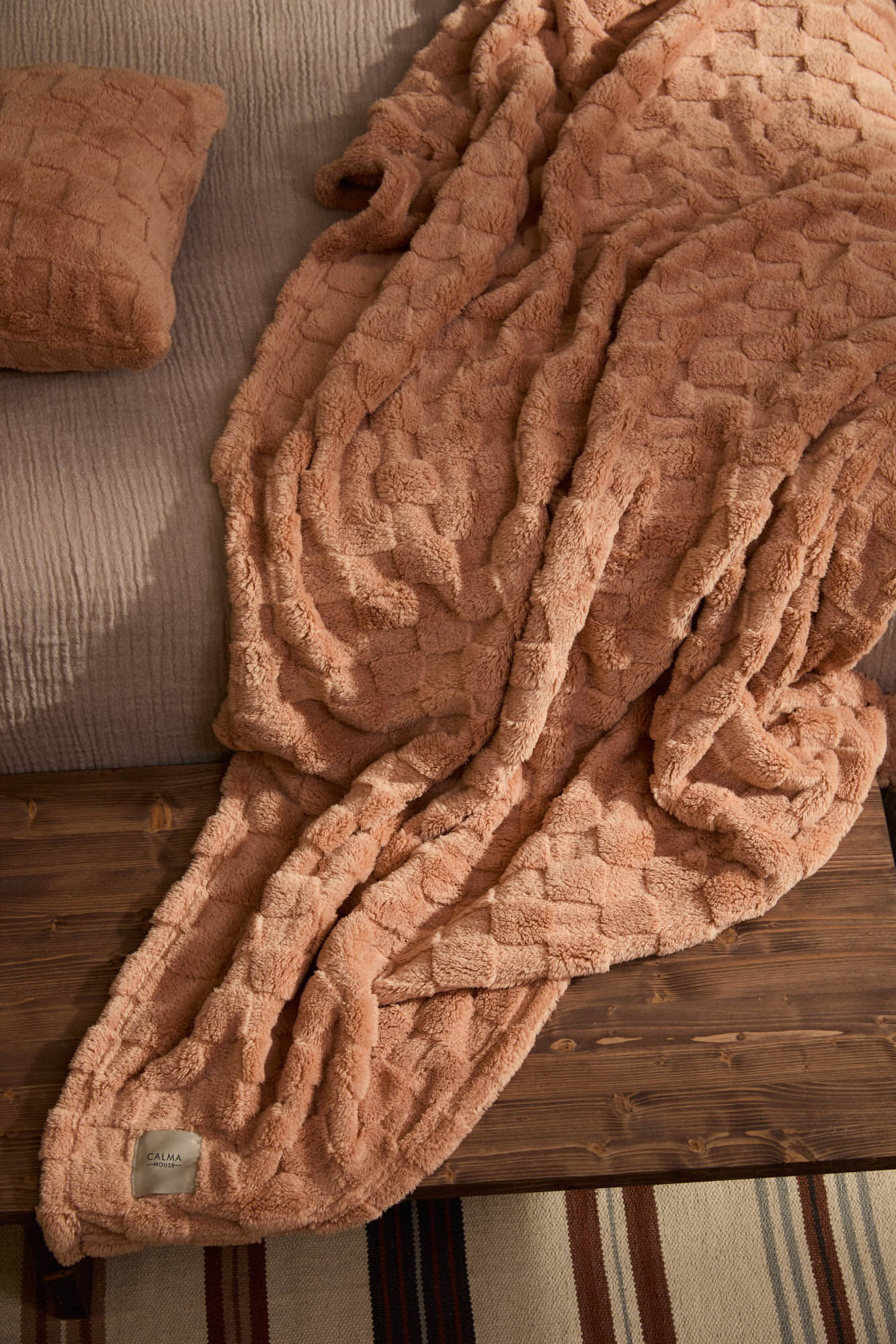 Calma House Xadrez Rosa Xadrez