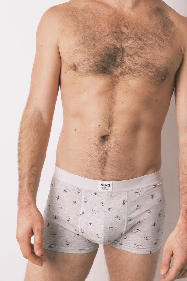 Women'secret Pack de 2 boxers de cuecas para esqui azul