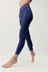 Born Living Yoga Legging Monograma Cereja Escura azul