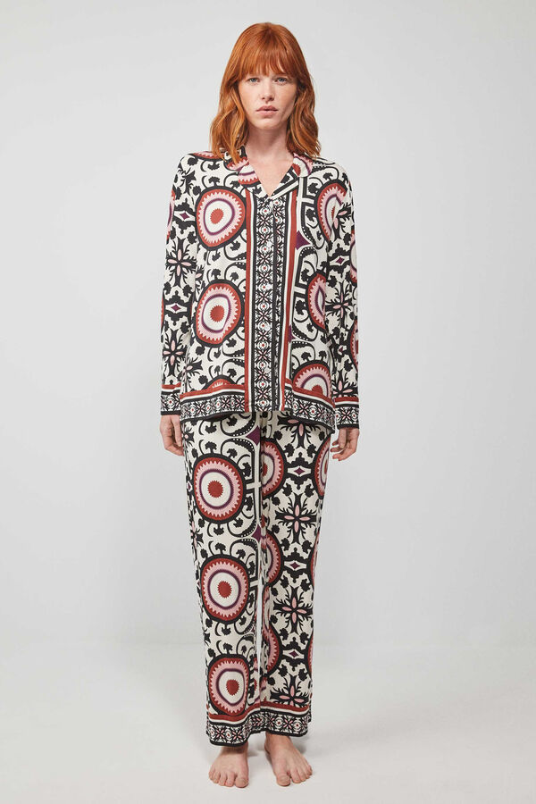 Gisela Classic long pyjamas white