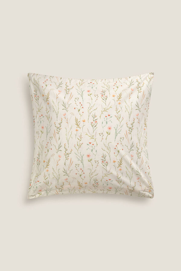 Textura Capa de quadrante de cetim estampada branco