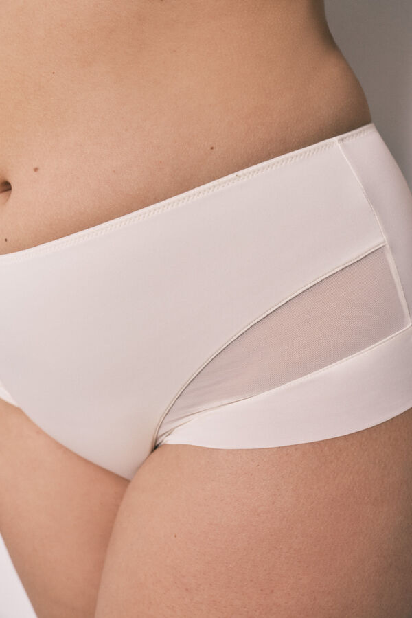 Women'secret Cuecas redutoras altas beges bege