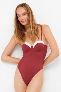 Gisela Fato de banho bicolor com aro