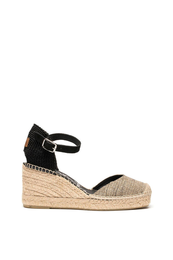 Vidorreta Sandalia Cu&ntilde;a Yute  black