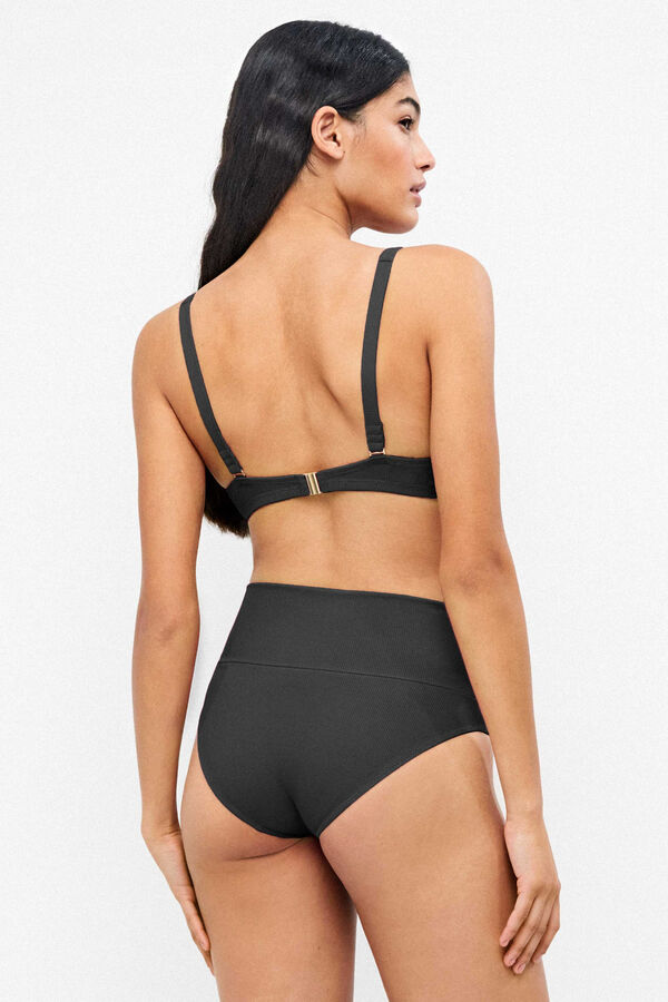 Gisela Cueca de biqu&iacute;ni multiposi&ccedil;&atilde;o preto