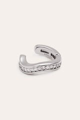 Singularu Hailey Ear Cuff Loose Earring cinzento