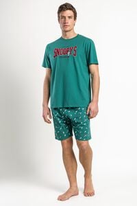 Admas Pijama curto Snoopy bordado