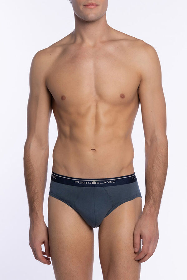 Punto Blanco Cuecas triplas Slip Basix estampado