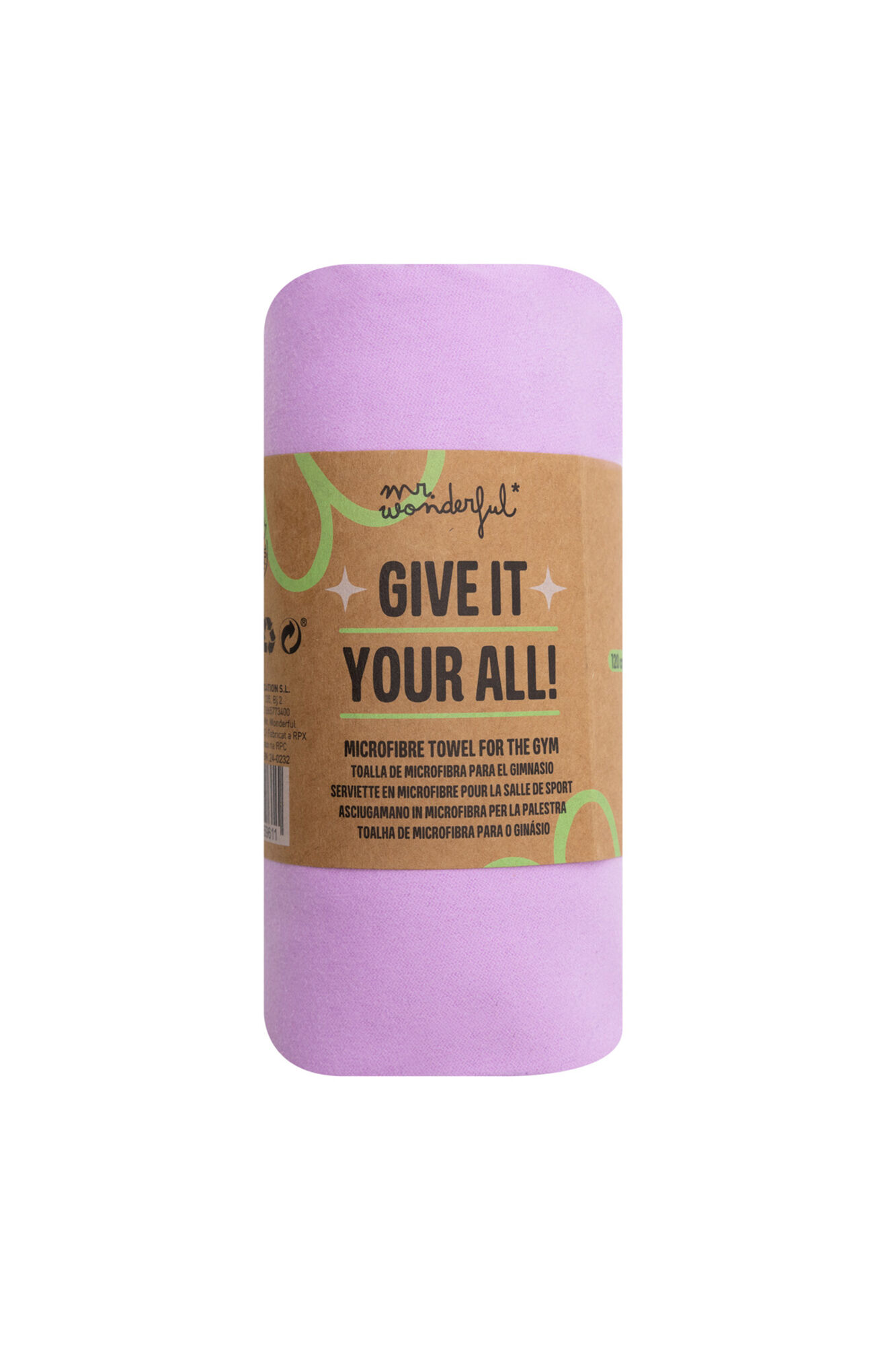 Mr. Wonderful Toalha de gin&aacute;sio de microfibra - Nada pode me impedir