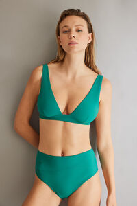 Womensecret Braga bikini alta moldeador verde verde