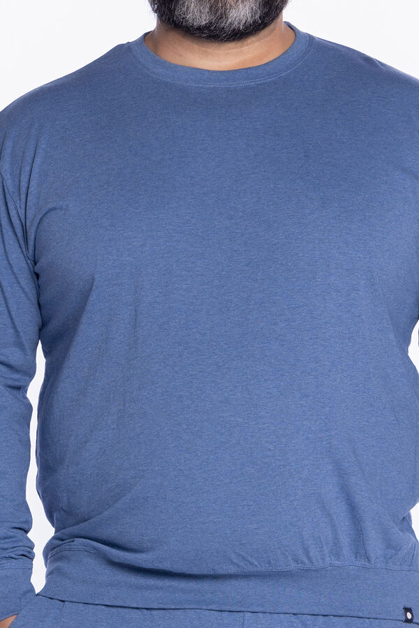 Punto Blanco Pijama comprido homem azul