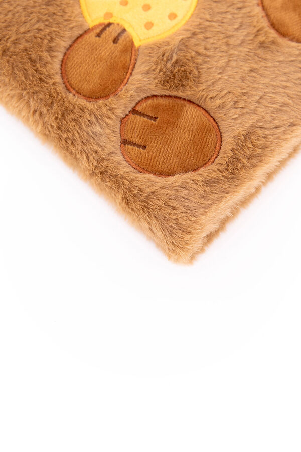 Mr. Wonderful Caderno de pel&uacute;cia A5 - Capivara estampado