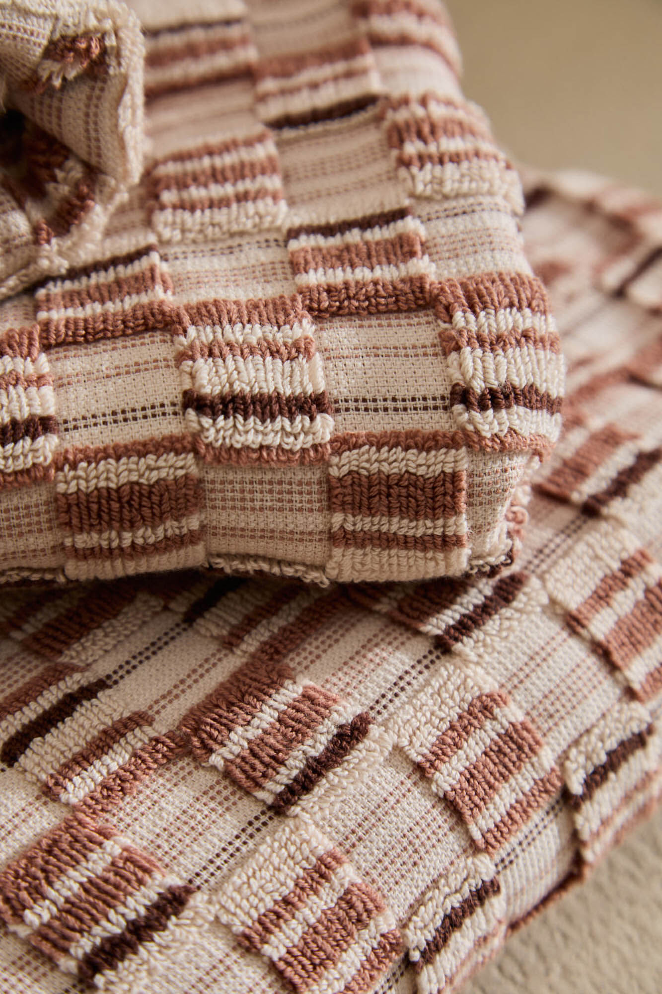 Calma House Toalha de banho de algod&atilde;o felpudo Mercury Jacquard