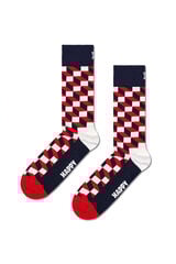 Happy Socks Meia com efeito óptico vermelho