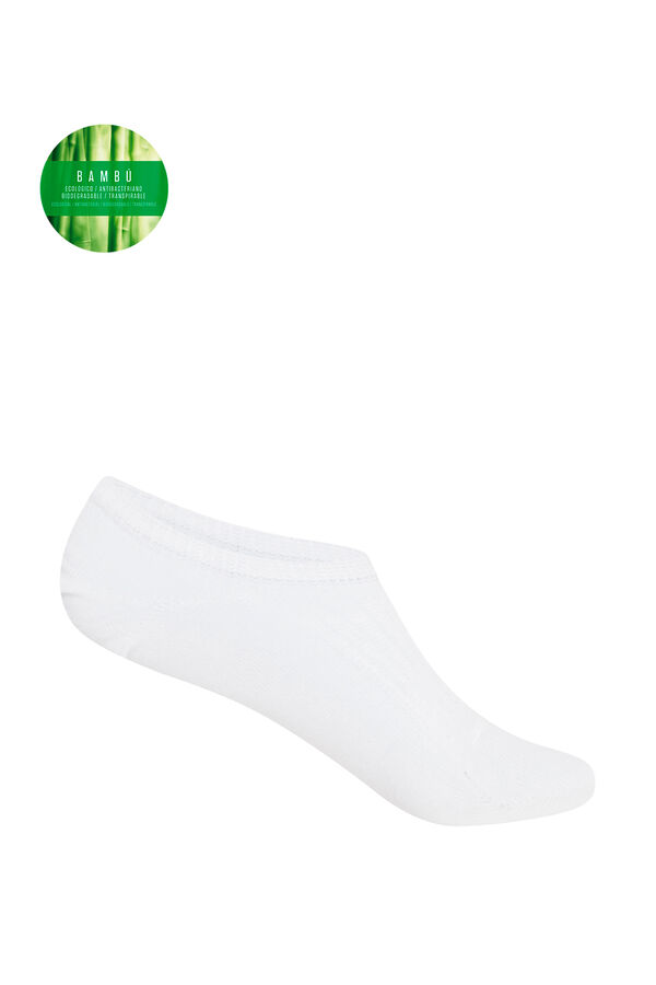 Punto Blanco Meias de bambu invisíveis branco