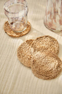 Calma House Set de 4 bases de copos natural