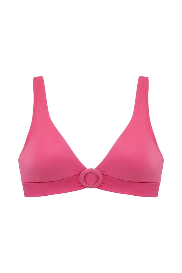 Womensecret Top de bikini halter maternidad rosa