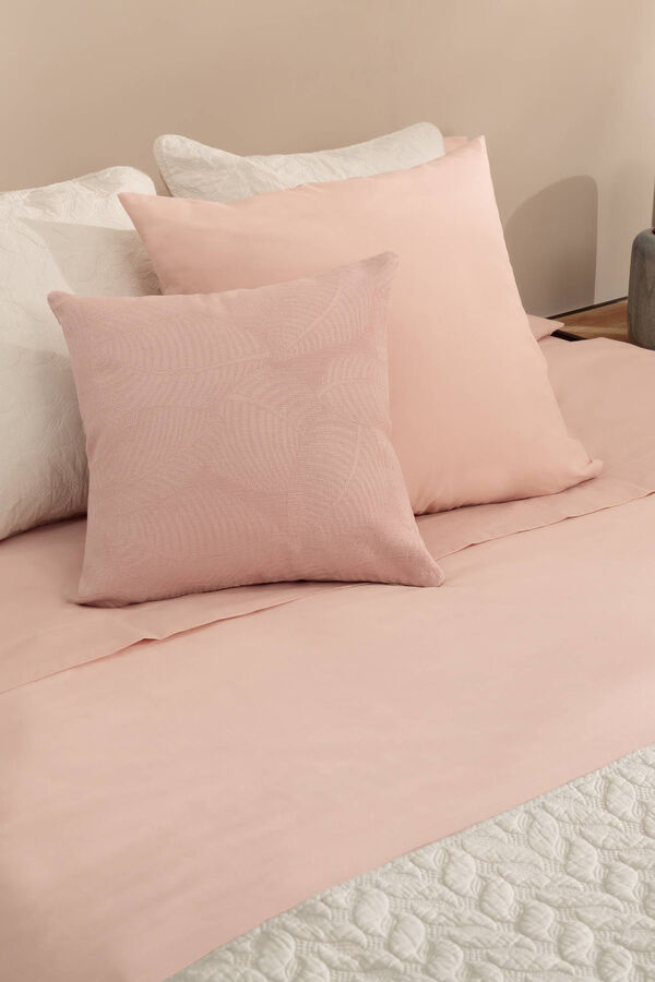 Womensecret Lençol algodão orgânico. Cama 150-160 cm. rosa