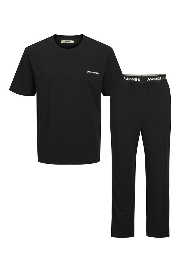 Jack & Jones Pacote de T-shirt e calça preto