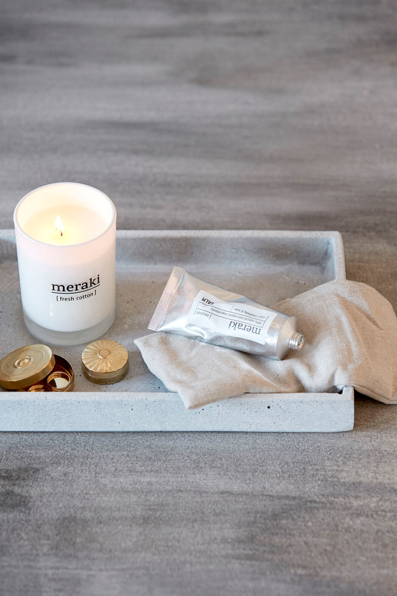 Meraki Almohada de terapia ocular, Beis