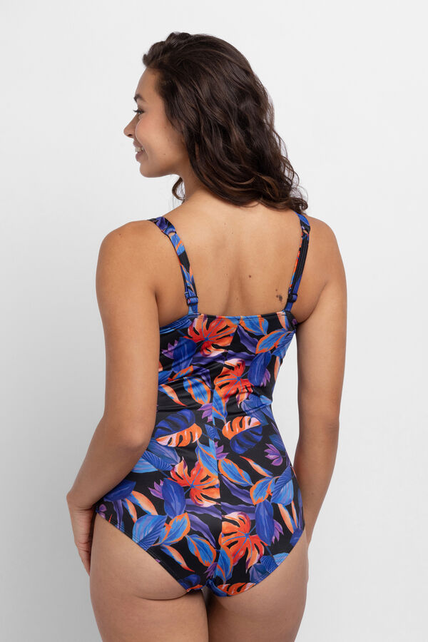 Dorina Fato de banho uma pe&ccedil;a com enchimento leve Vybe preto