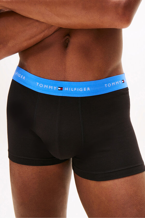 Tommy Hilfiger Pacote com 3 Boxers de Algodão preto