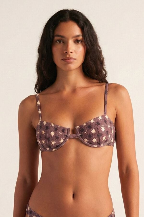Robin Top Biqu&iacute;ni Balconette Stella estampado