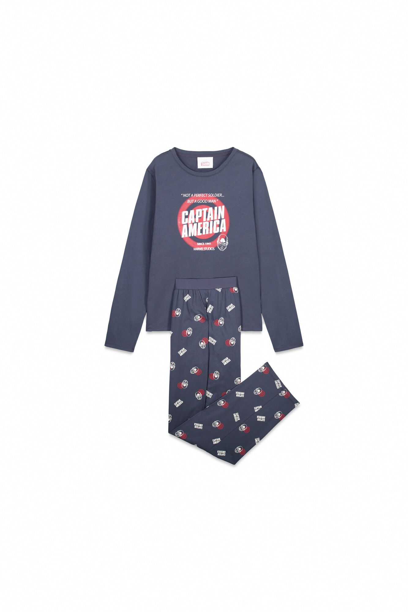 Women'secret Pijama comprido em algod&atilde;o Capit&atilde;o Am&eacute;rica