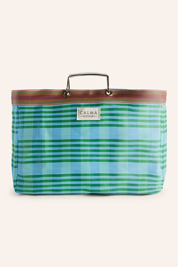 Calma House Mala em polipropileno 45x35x20 verde