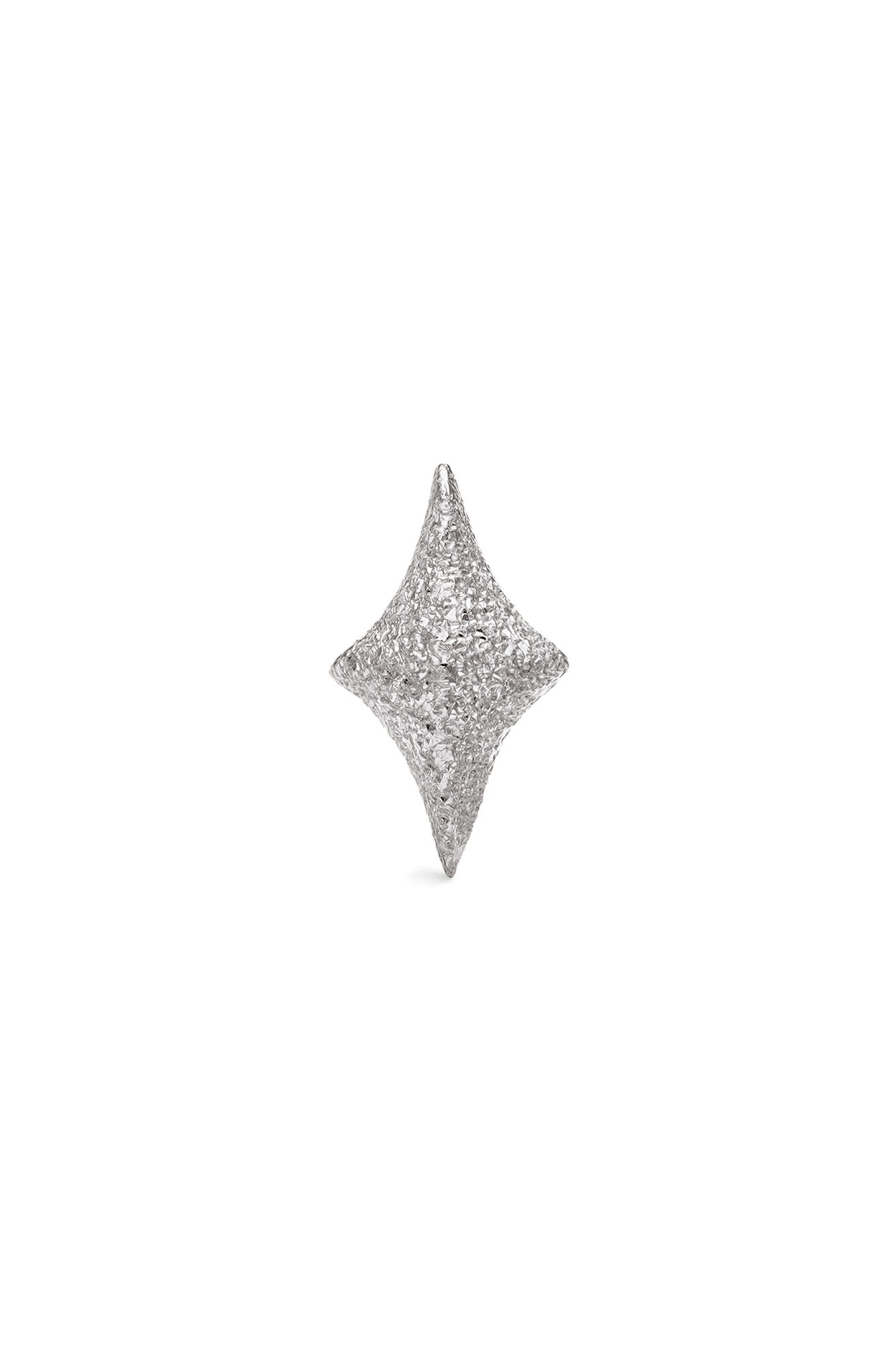 Singularu Brinco Solto Organic Star Spark Prata