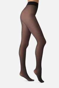 DIM collant t&eacute;rmica com efeito bolinhas transparentes, 80 deniers