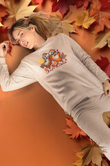 Admas Pijama de Pelúcia Chip N Dale C bege