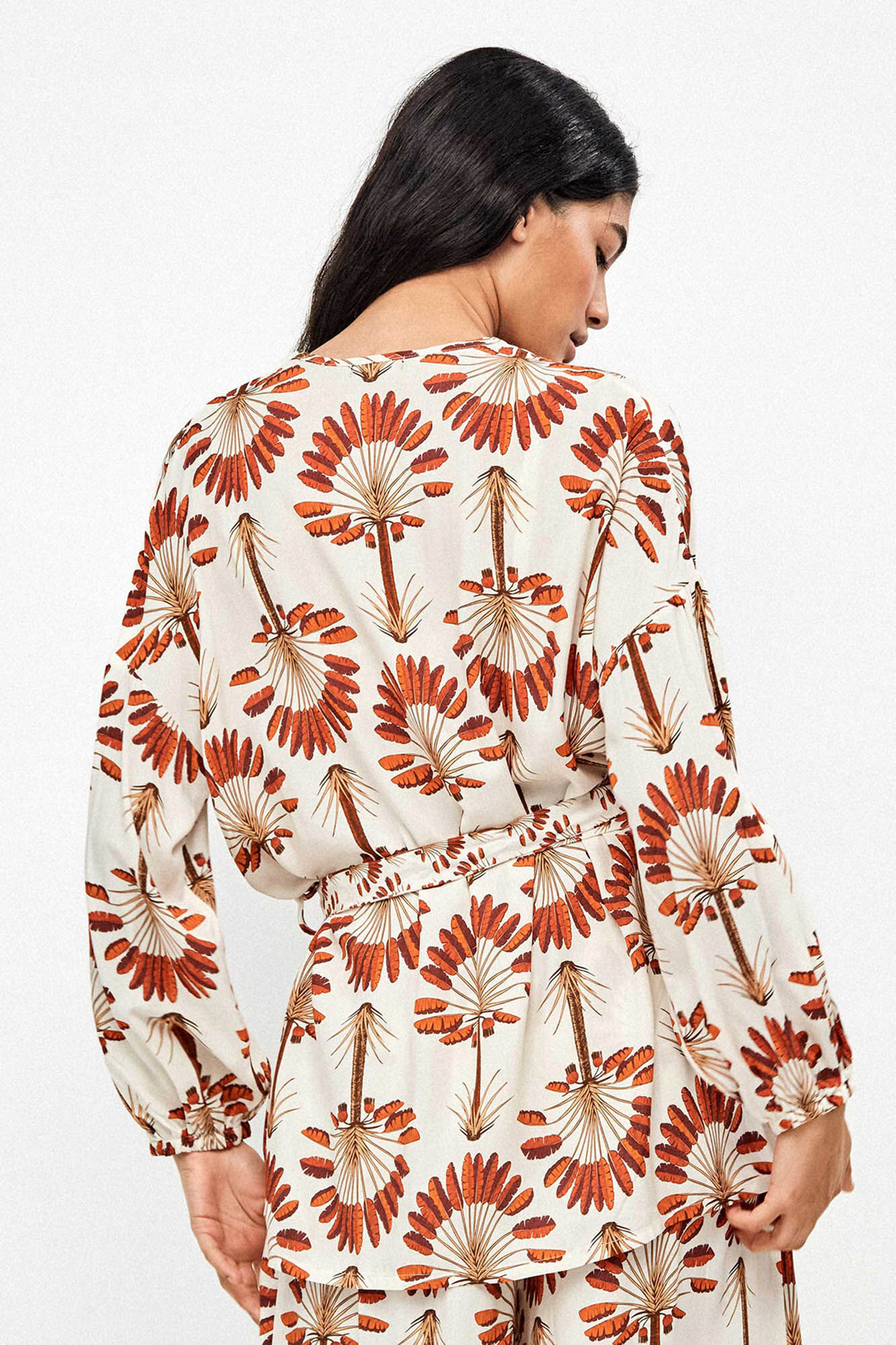 Gisela Kimono estampado palmeras