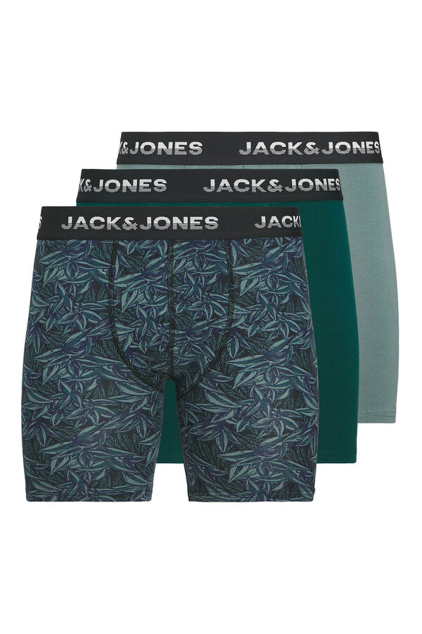 Jack & Jones Pack 3 Boxer ciclista azul