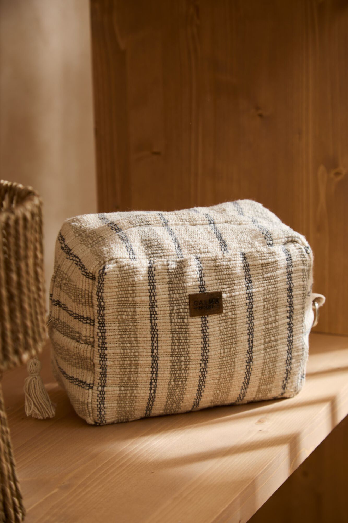 Calma House Necessaire Bacoli cinzento escuro 20x15x10