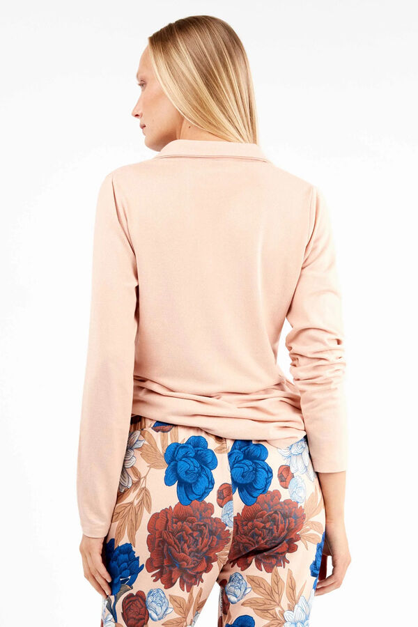 Gisela Pijama com estampado floral rosa